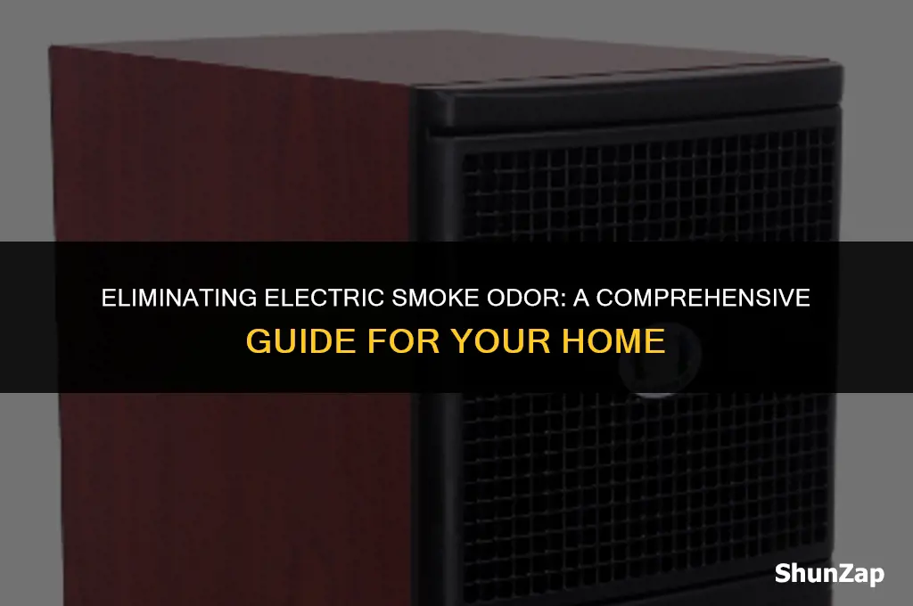 how to get electric smoke smell out of house