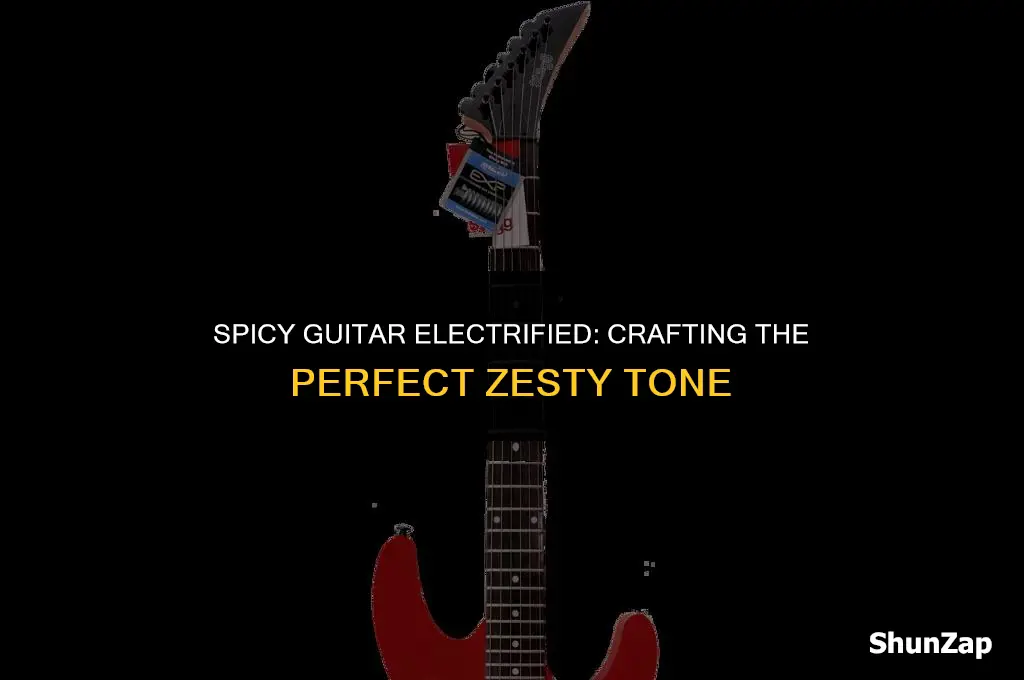 how to get electric sound from spicy guitar