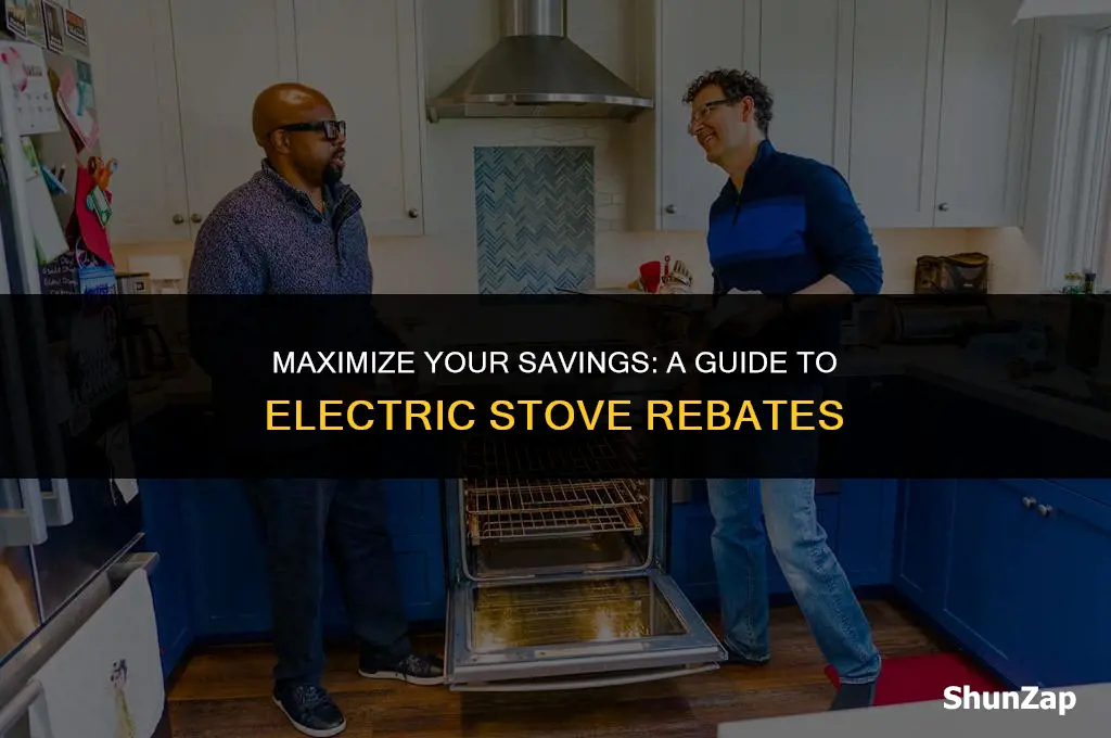 how to get electric stove rebate