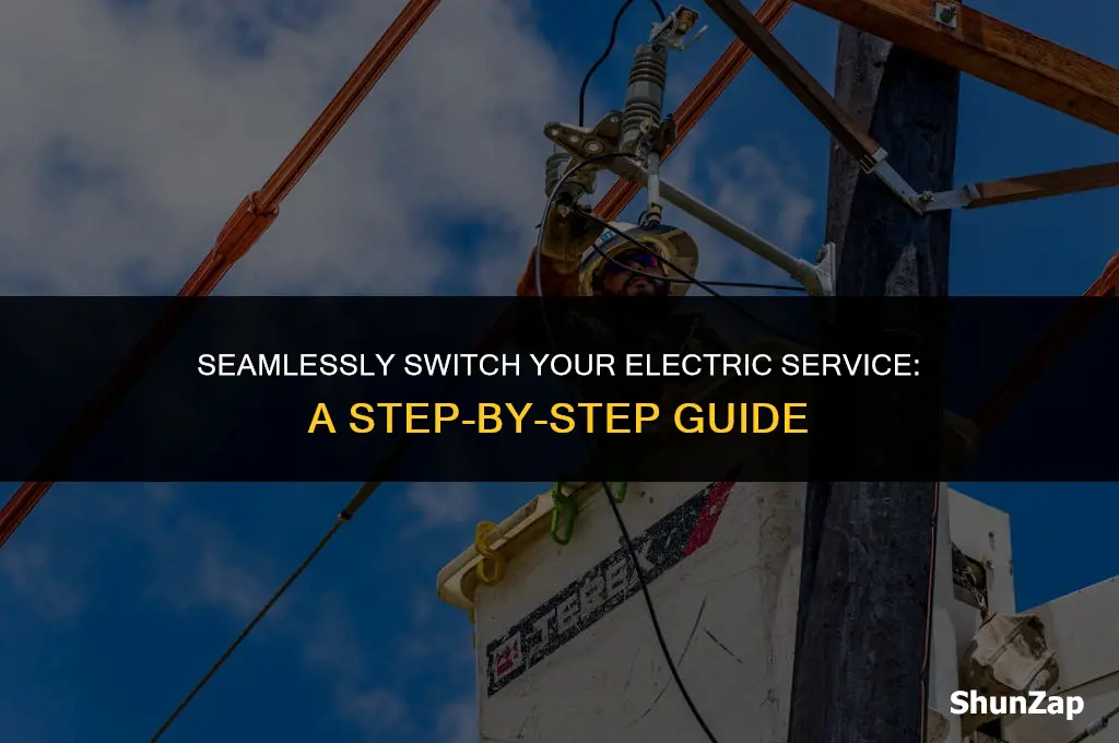 how to get electric switched into your name