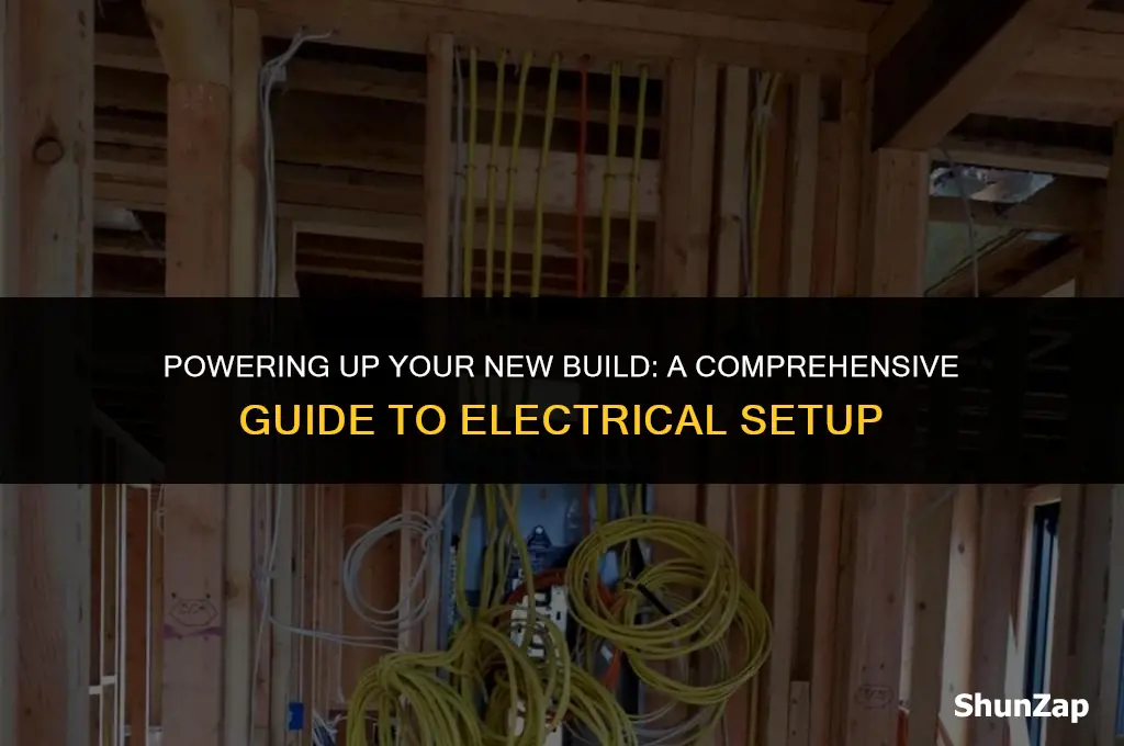 how to get electric to a new build