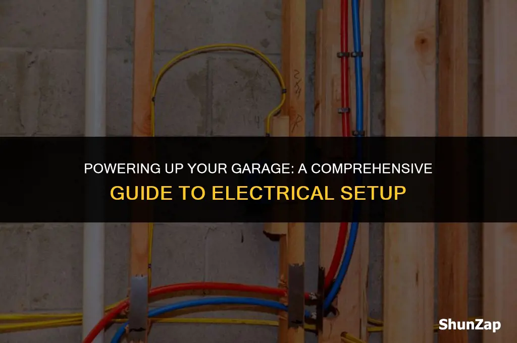 how to get electric to garage