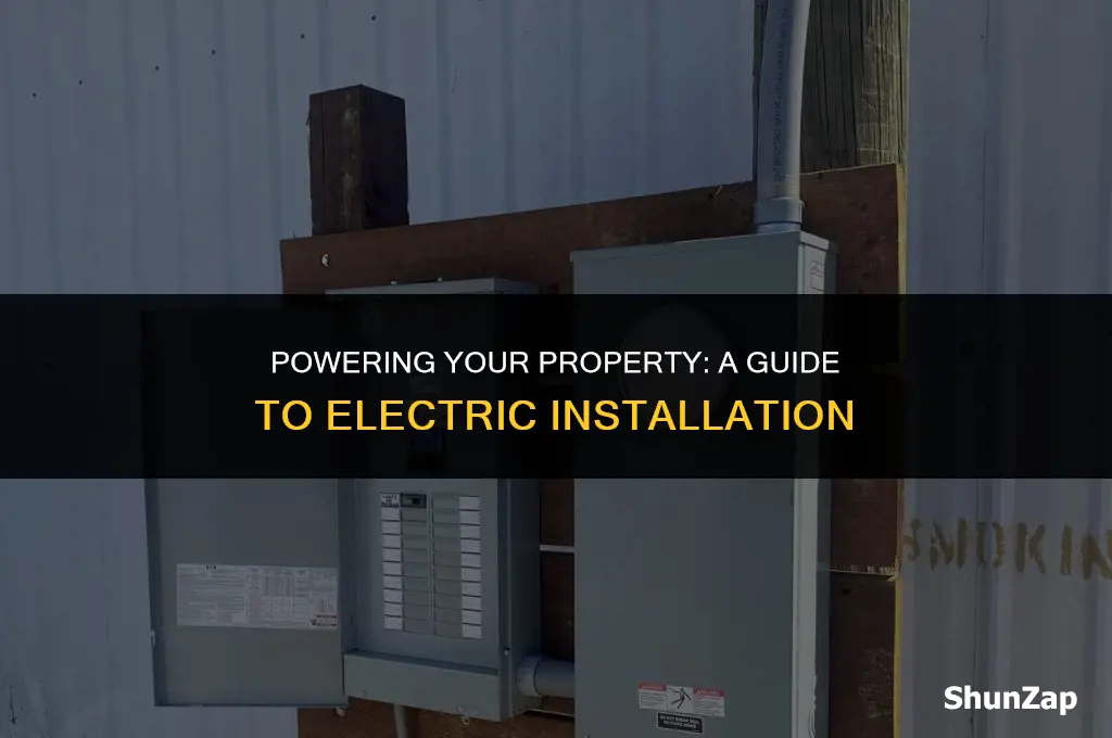 how to get electric to your property