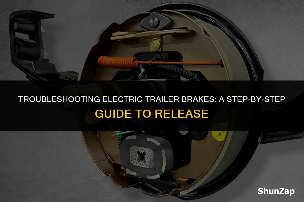 how to get electric trailer brakes to release