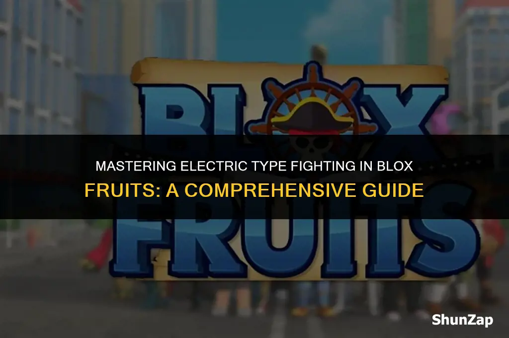 how to get electric type fighting style in blox fruits