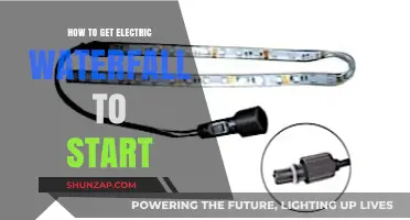 Igniting the Flow: A Guide to Starting Your Electric Waterfall