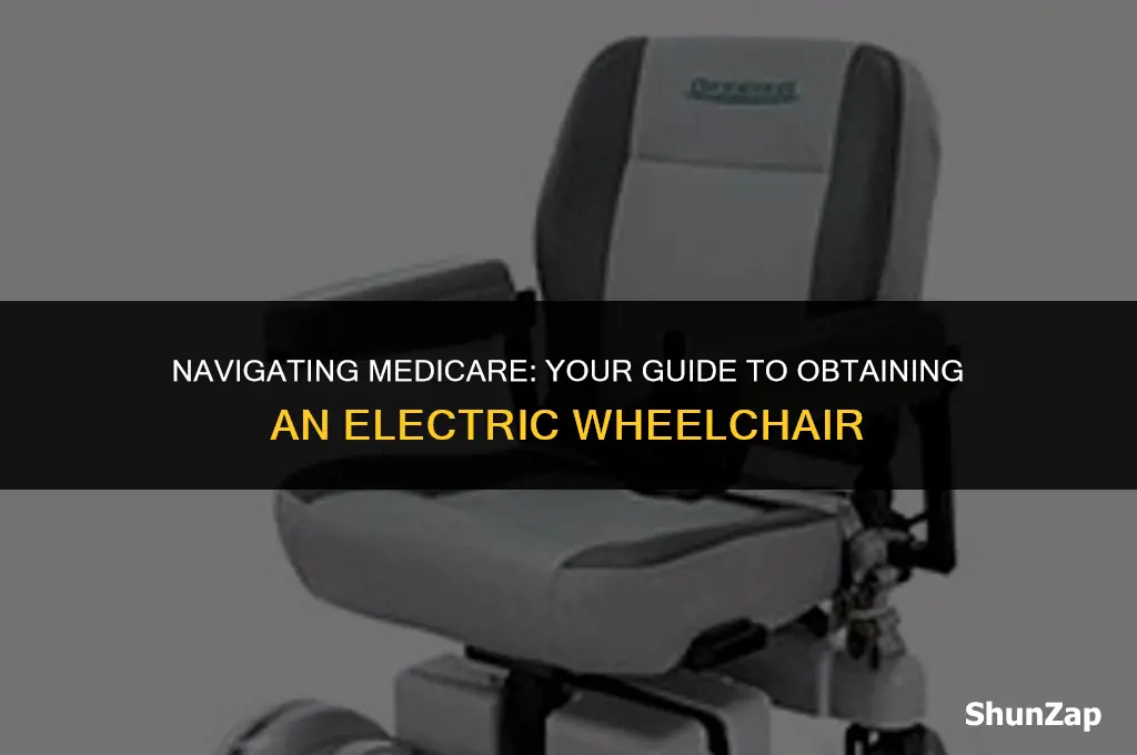 how to get electric wheelchair from medicare