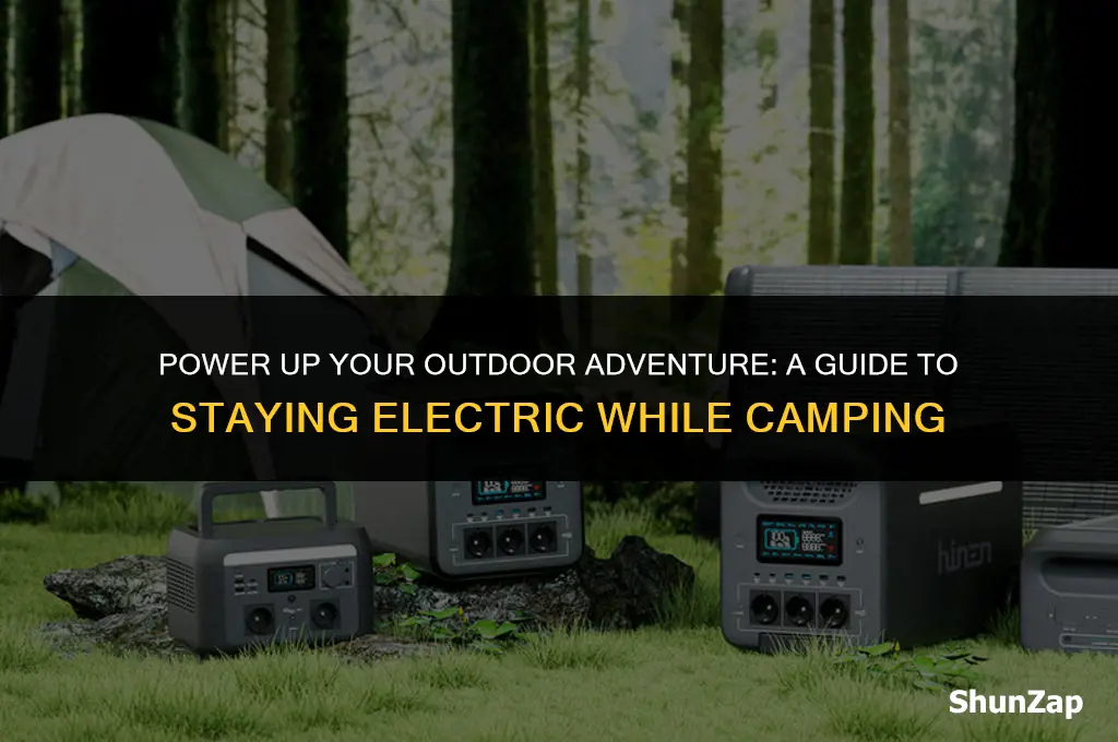 how to get electric when camping