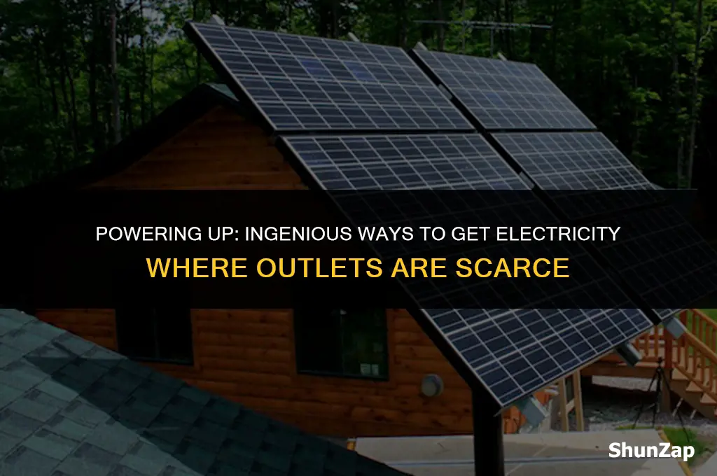 how to get electric whrer no outlet