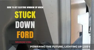 Troubleshooting Tips: Fixing a Stuck Electric Window in Your Ford