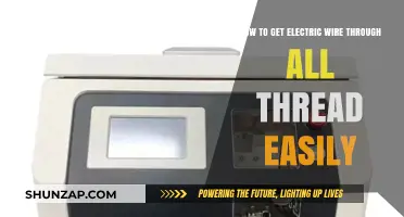 Effortlessly Threading Electric Wires: A Comprehensive Guide