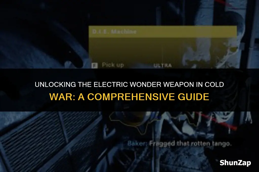how to get electric wonder weapon cold war