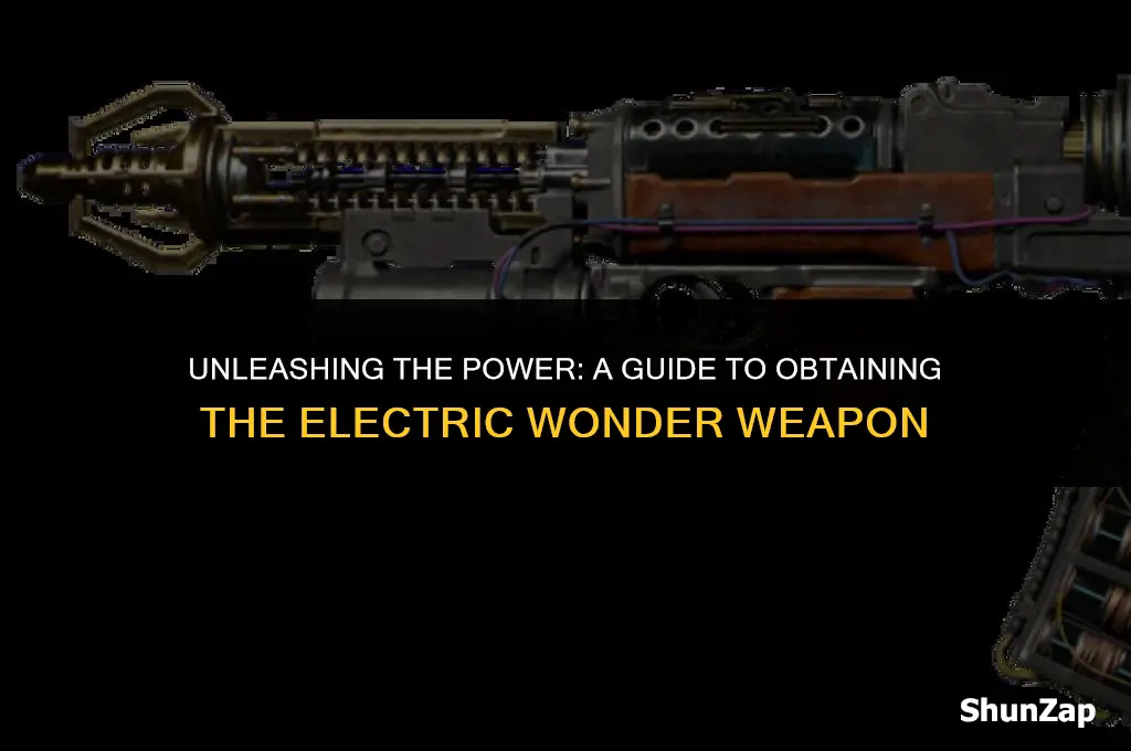 how to get electric wonder weapon