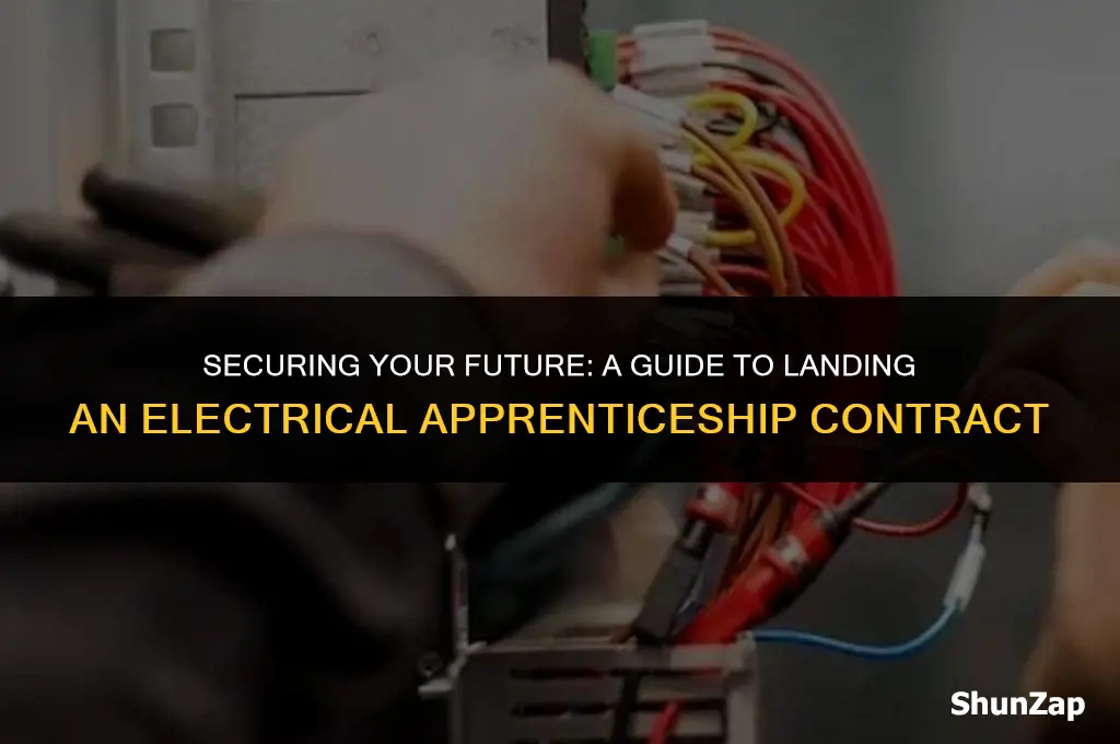 how to get electrical apprenticeship contract