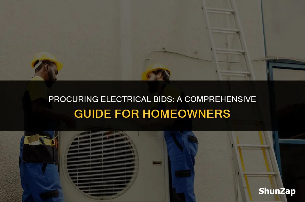how to get electrical bids