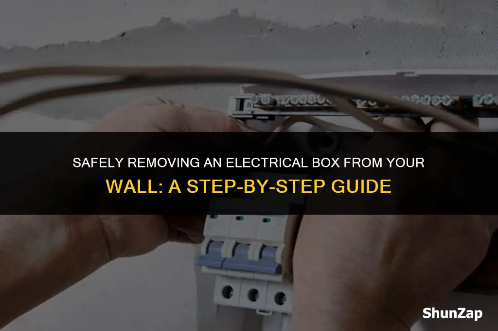 how to get electrical box out of wall