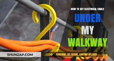 Safely Routing Electrical Cables Under Your Walkway: A DIY Guide