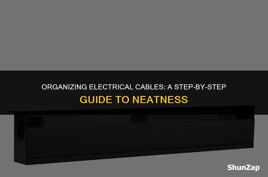 how to get electrical cables in box
