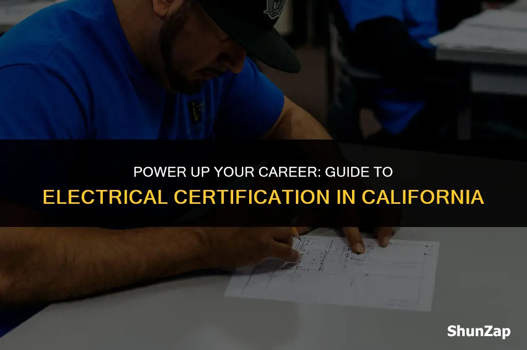 how to get electrical certification in california