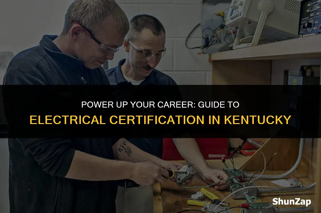 how to get electrical certification in kentucky
