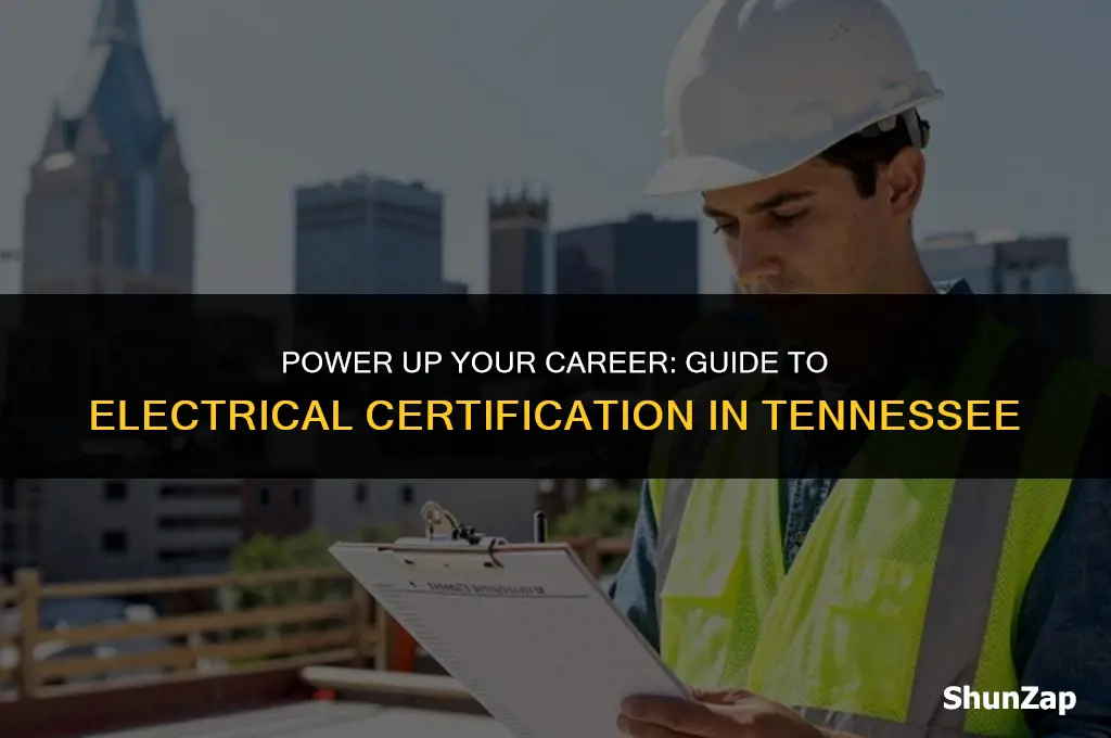 how to get electrical certification in tennessee