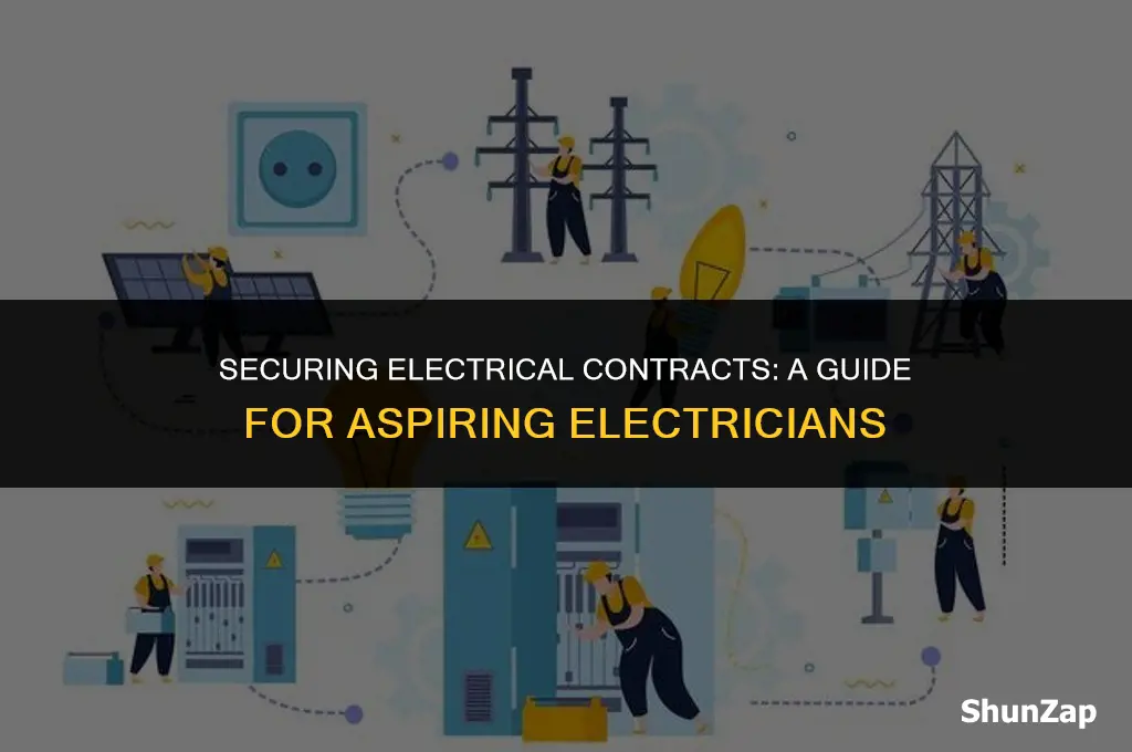 how to get electrical contract work