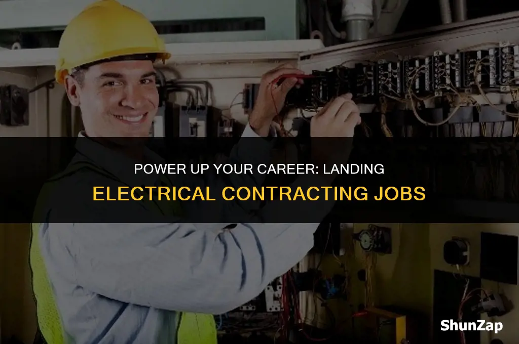 how to get electrical contracting jobs
