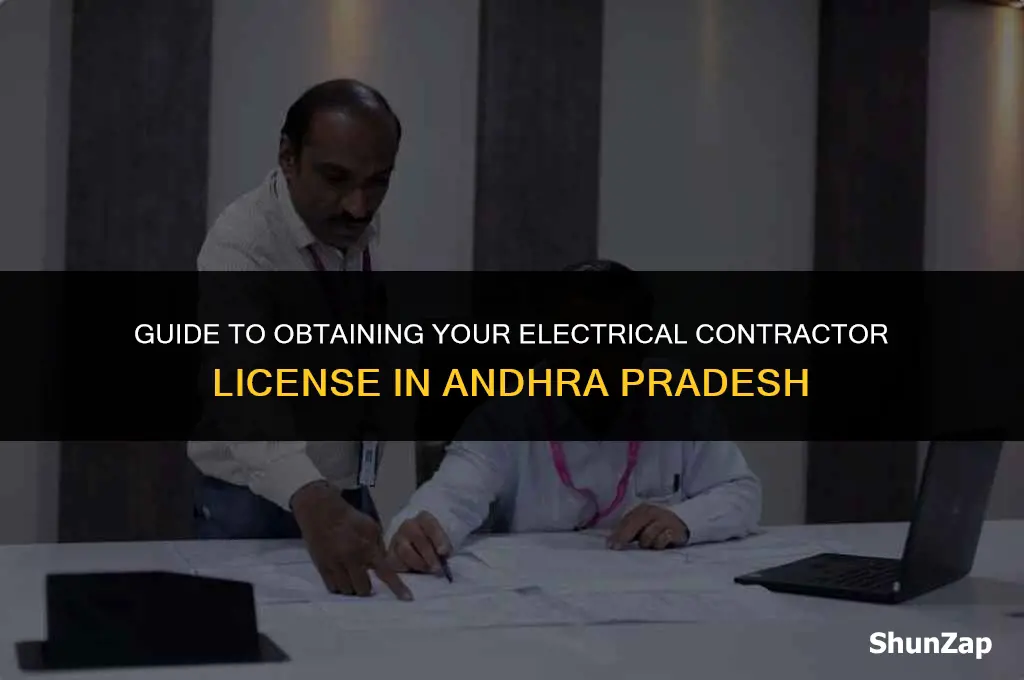 how to get electrical contractor licence in andhra pradesh
