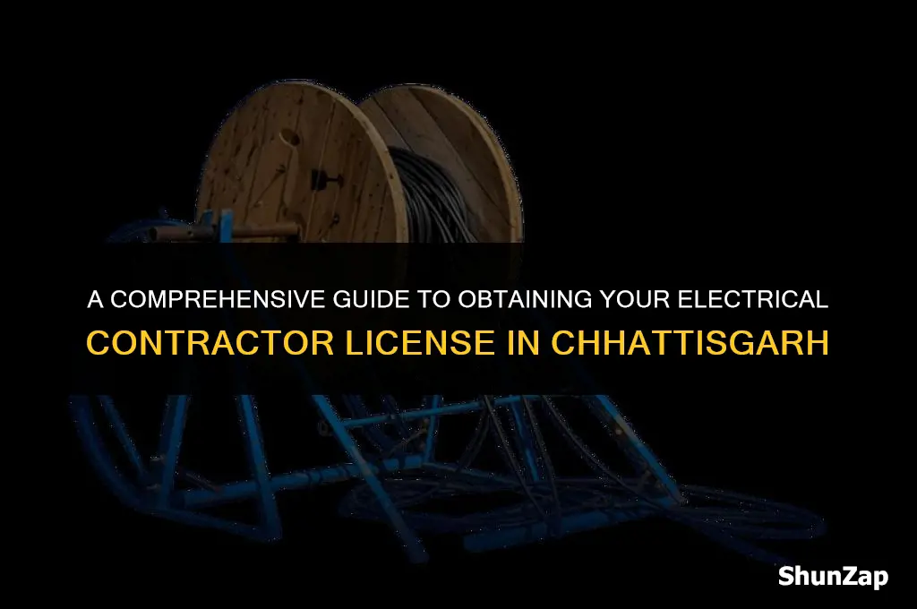 how to get electrical contractor licence in chhattisgarh