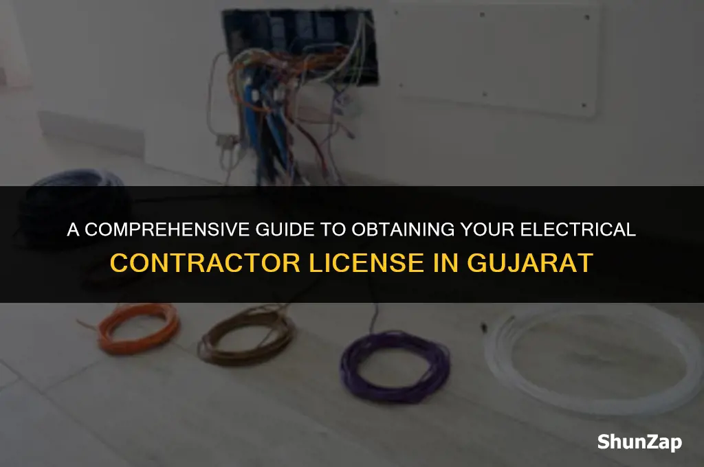 how to get electrical contractor licence in gujarat