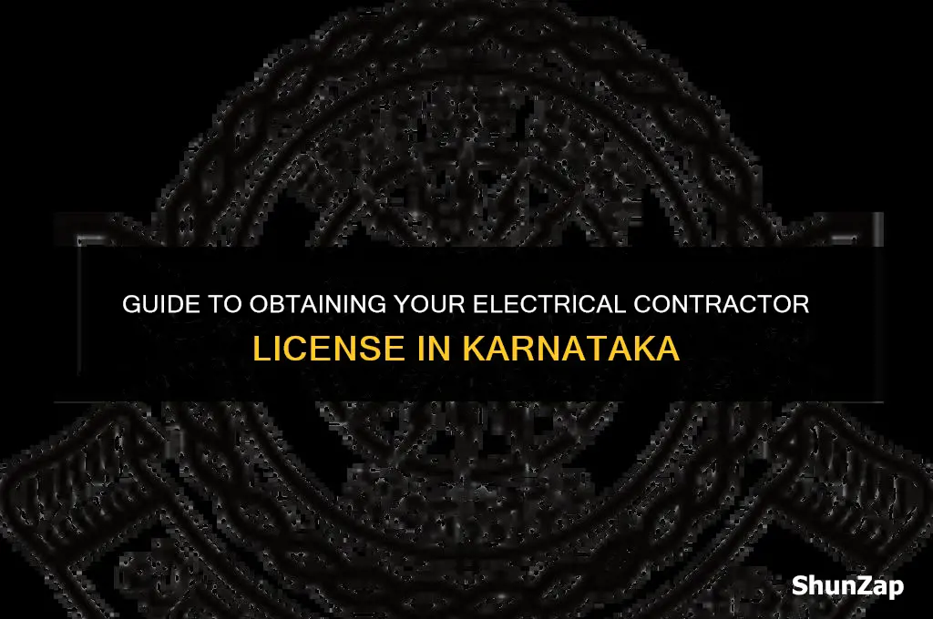 how to get electrical contractor licence in karnataka