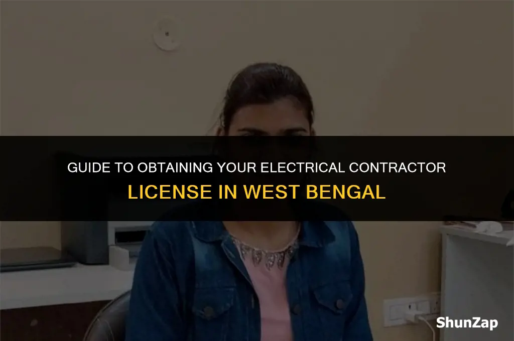 how to get electrical contractor licence in west bengal