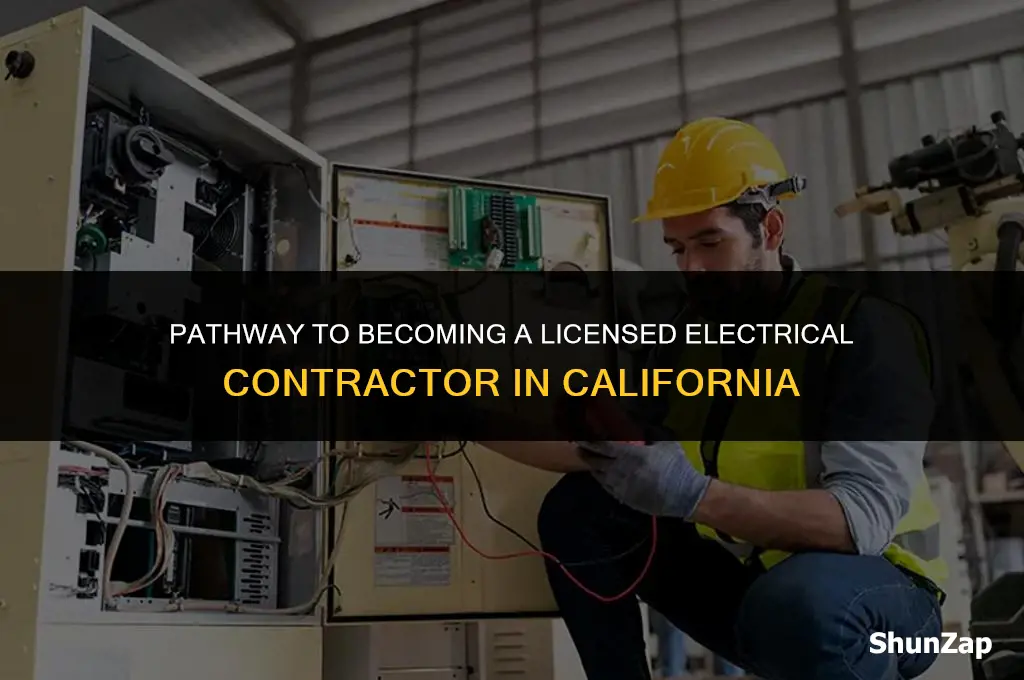 how to get electrical contractor license in california