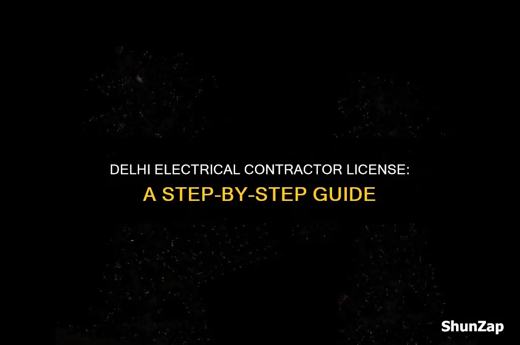 how to get electrical contractor license in delhi
