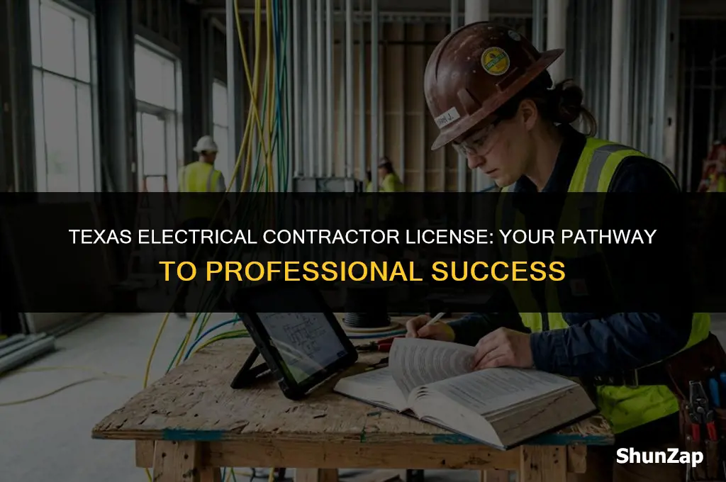 how to get electrical contractor license in texas
