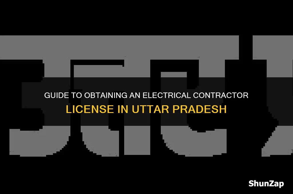how to get electrical contractor license in uttar pradesh