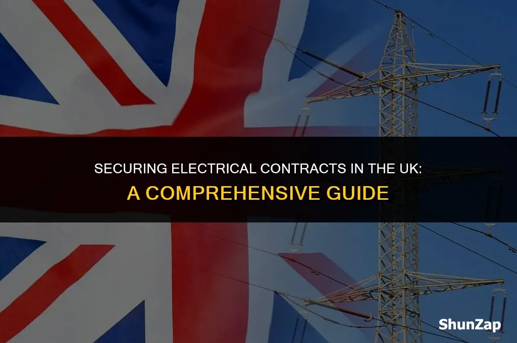 how to get electrical contracts in the uk