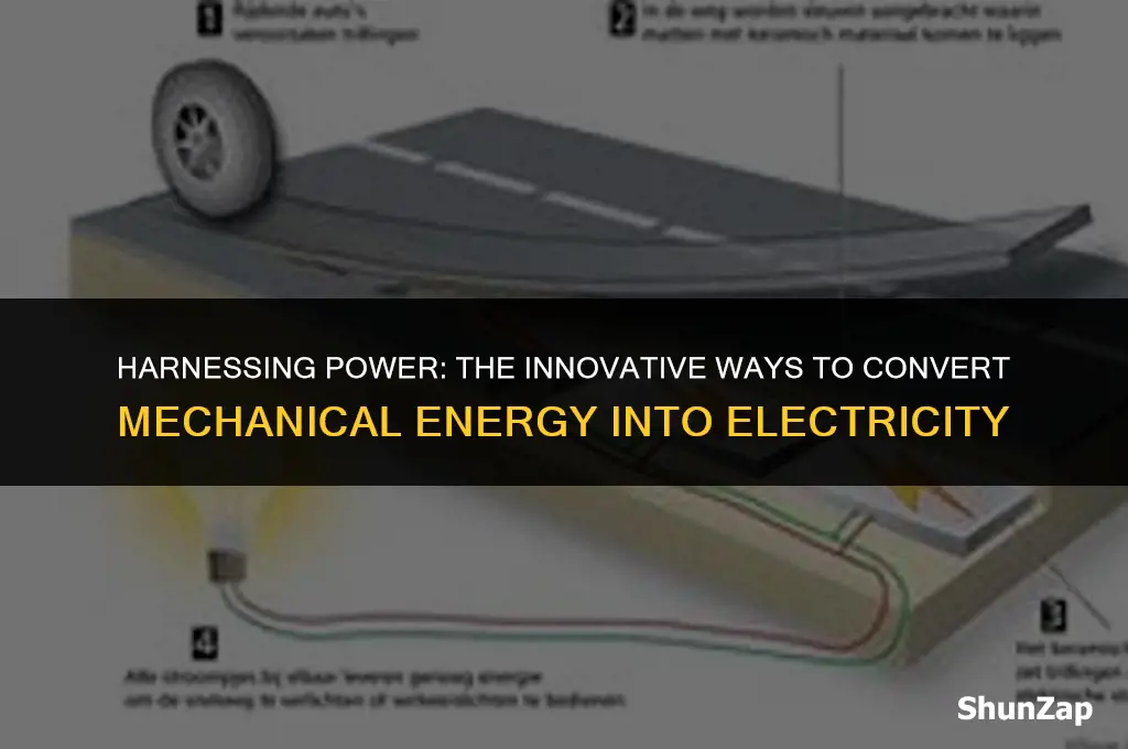 how to get electrical energy from emchanical