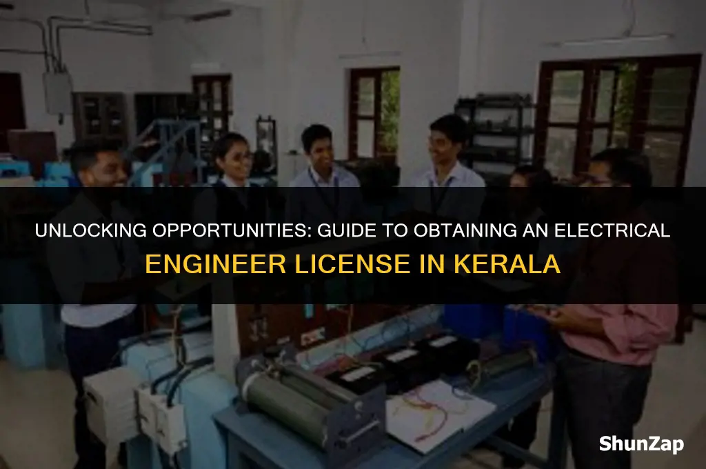 how to get electrical engineer license in kerala