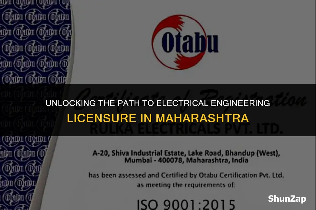 how to get electrical engineer license in maharashtra