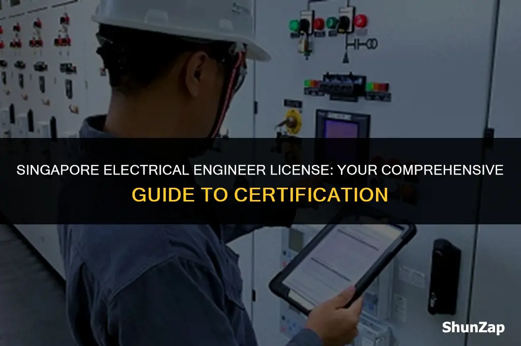 how to get electrical engineer license in singapore