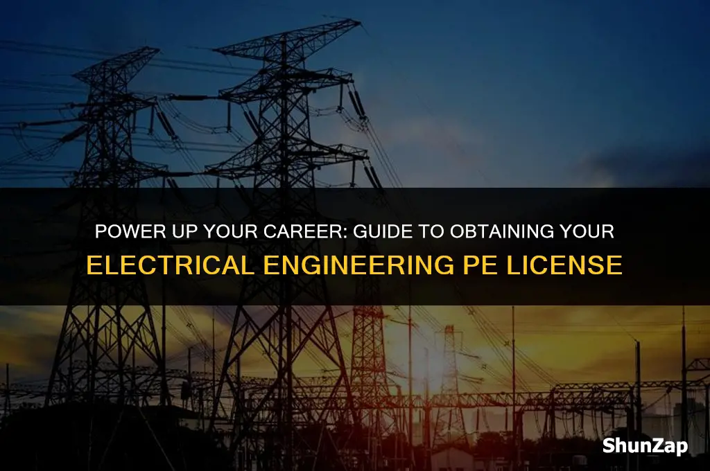 how to get electrical engineering pe