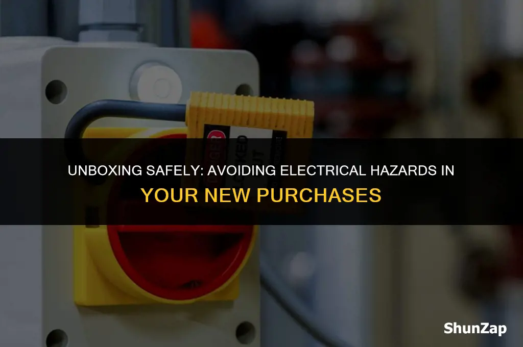 how to get electrical hazard in unpacking