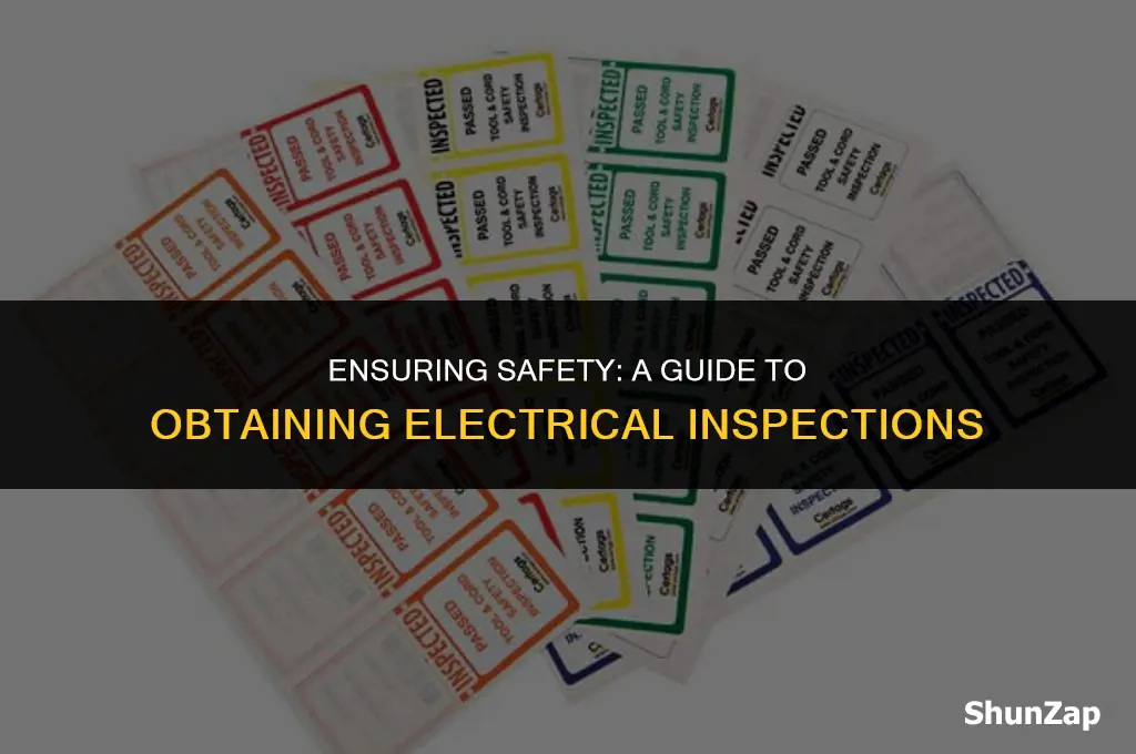 how to get electrical inspection
