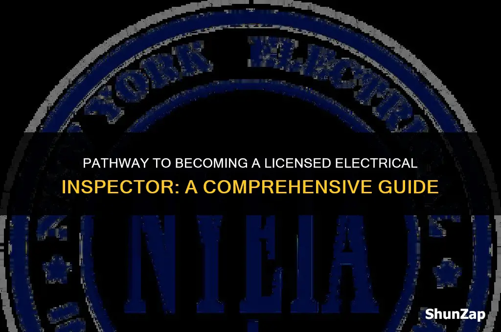 how to get electrical inspector license