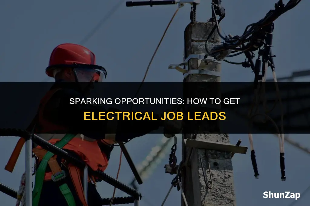 how to get electrical job leads