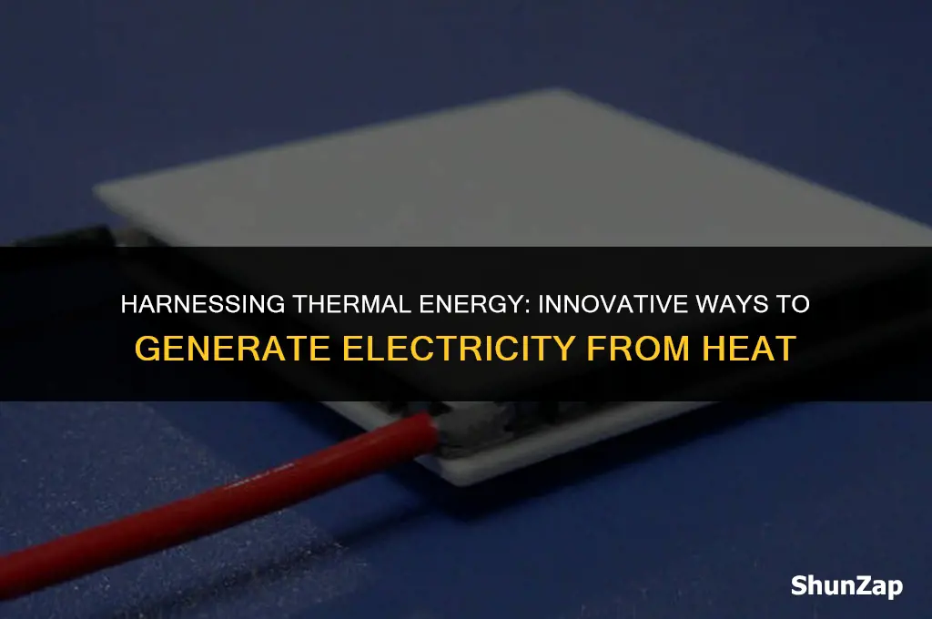 how to get electricity from heat