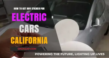 How to Get California's HOV Sticker for Electric Vehicles Easily