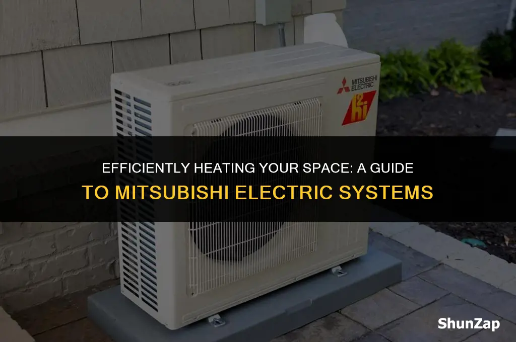 how to get mitsubishi electric to heat