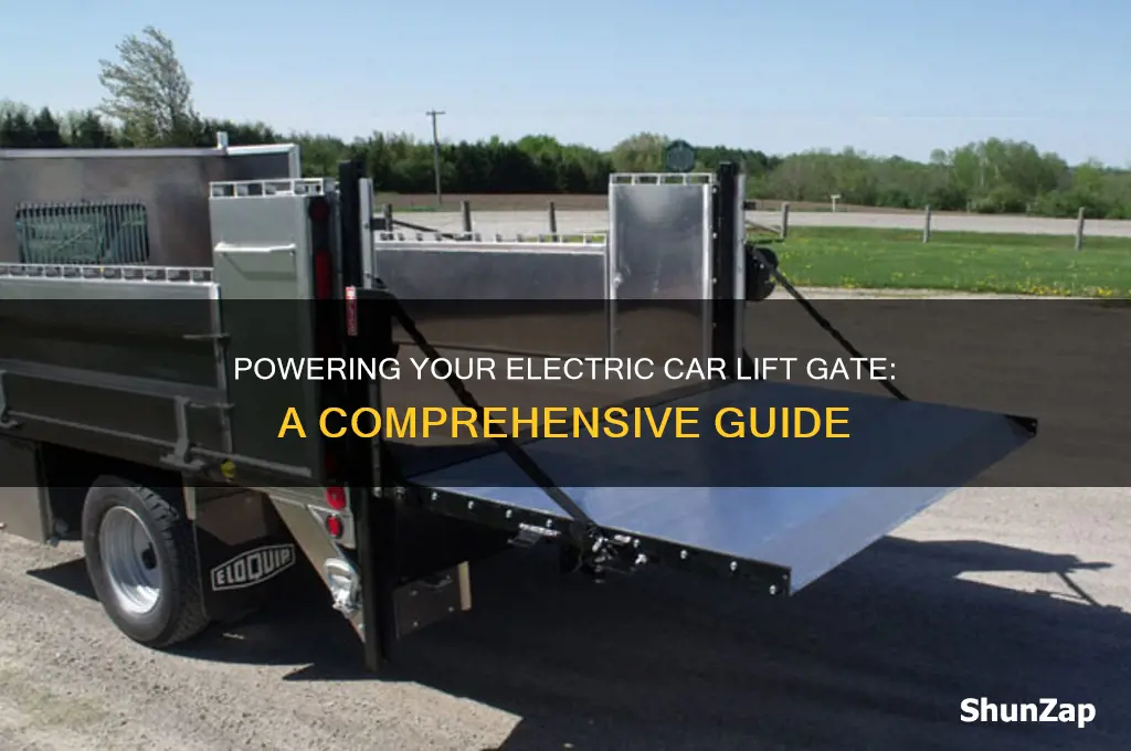 how to get power source electric car lift gate car